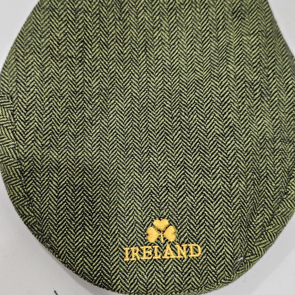 Classic Green Herringbone Ireland Cap